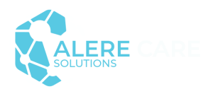 Alere Care Solutions logo with the word 'ALERE' in large, bold letters above 'CARE SOLUTIONS', both on a white background.